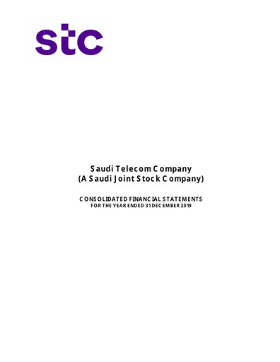 Vorschaubild Saudi Telecom Company Finanzmitteilung 2019