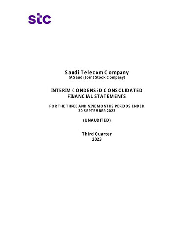 Vorschaubild Saudi Telecom Company Finanzmitteilung 2023-9m