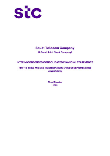 Thumbnail Saudi Telecom Company Financial Statement 2025-9m