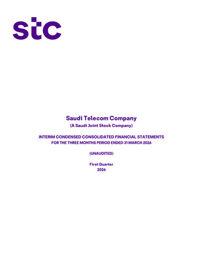 Thumbnail Saudi Telecom Company Financial Statement 2026-q1