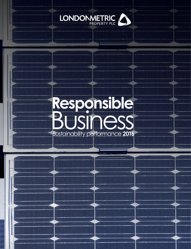 Thumbnail LondonMetric Property ESG Report 2016