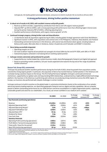 Vorschaubild Inchcape Halbjahresbericht 2023-h1