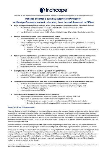 Vorschaubild Inchcape Halbjahresbericht 2024-h1