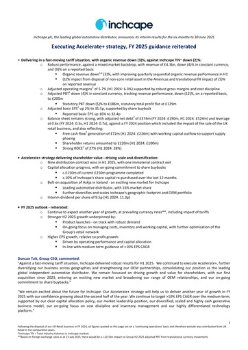 Vorschaubild Inchcape Halbjahresbericht 2025-h1