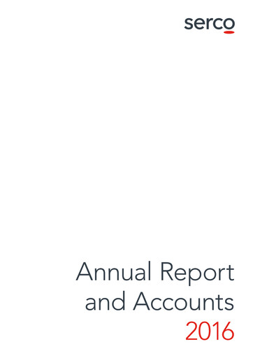 Thumbnail Serco Group Annual Report 2016