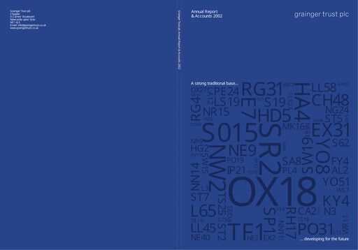 Thumbnail Grainger plc Annual Report 2002