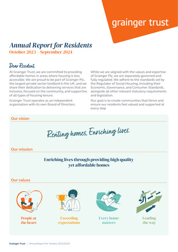 Thumbnail Grainger plc Annual Report 2023-2024