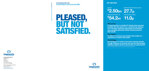 Thumbnail Computacenter Annual Report 2009