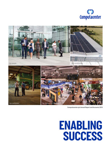 Thumbnail Computacenter Annual Report 2019