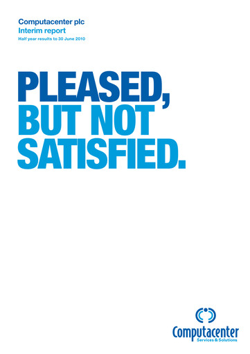 Thumbnail Computacenter Half-year Report 2010-h1