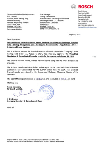 Vorschaubild BOSCH India Quartalsbericht 2024-q1