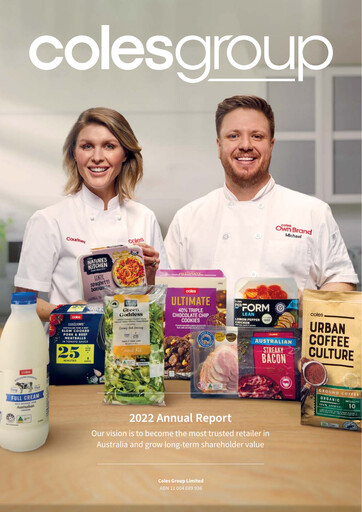Thumbnail Coles Group
 Annual Report 2022