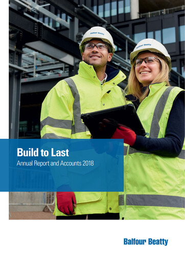 Thumbnail Balfour Beatty Annual Report 2018