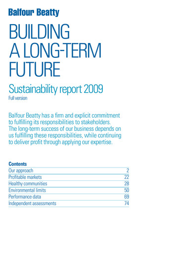 Thumbnail Balfour Beatty Sustainability Report 2009