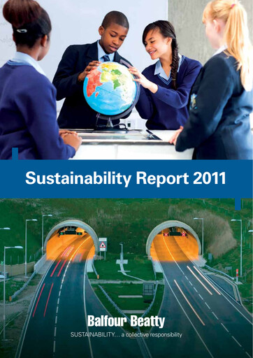 Thumbnail Balfour Beatty Sustainability Report 2011