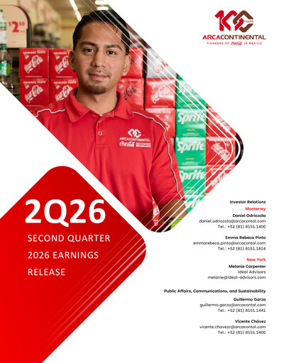 Thumbnail Arca Continental Quarterly Report 2026-q2