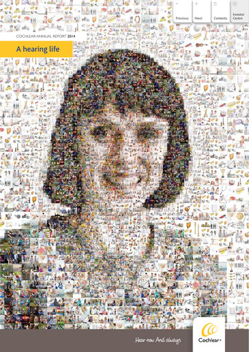 Miniature Cochlear Rapport annuel 2014