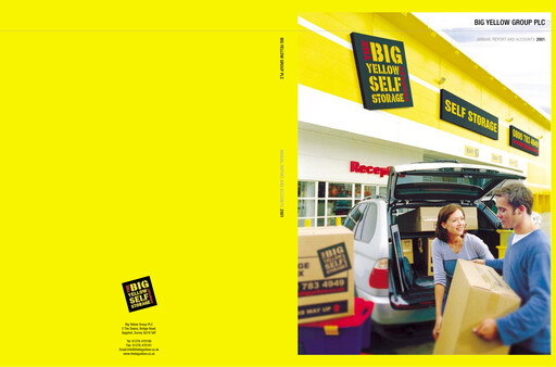 Thumbnail Big Yellow Group Annual Report 2001