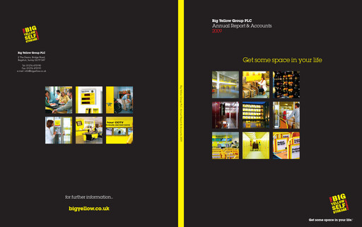 Thumbnail Big Yellow Group Annual Report 2009