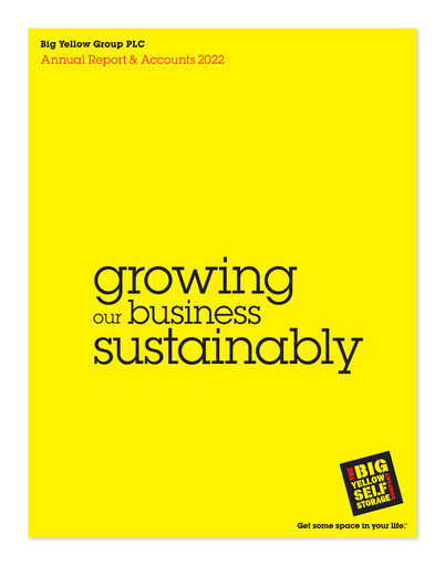 Thumbnail Big Yellow Group Annual Report 2022