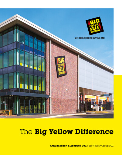 Thumbnail Big Yellow Group Annual Report 2023