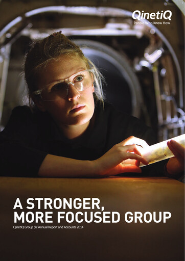 Thumbnail QinetiQ Annual Report 2014