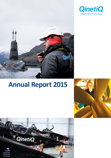 Thumbnail QinetiQ Annual Report 2015