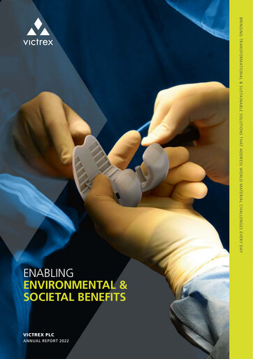 Thumbnail Victrex Annual Report 2022