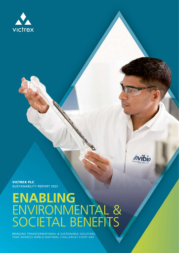 Thumbnail Victrex Sustainability Report 2023