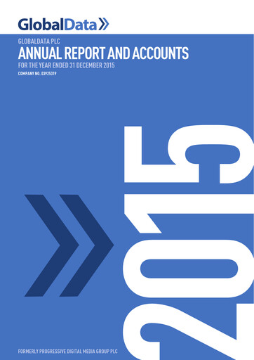 Thumbnail GlobalData Annual Report 2015