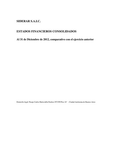 Thumbnail Ternium Argentina Annual Report 2012