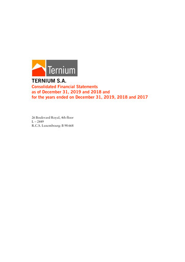 Miniature Ternium Argentina Bilan financier 2019