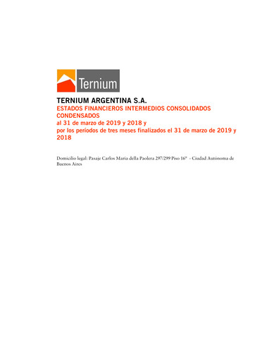 Thumbnail Ternium Argentina Financial Statement 2019-q1