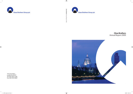 Thumbnail Close Brothers Group Annual Report 2009