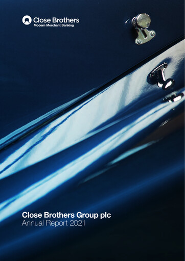 Thumbnail Close Brothers Group Annual Report 2021