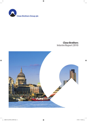 Thumbnail Close Brothers Group Half-year Report 2010-h1