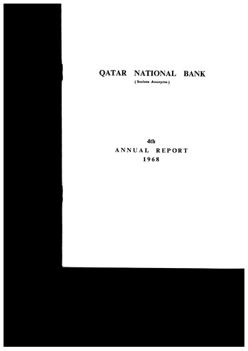 Thumbnail QNB (Qatar National Bank) Annual Report 1968