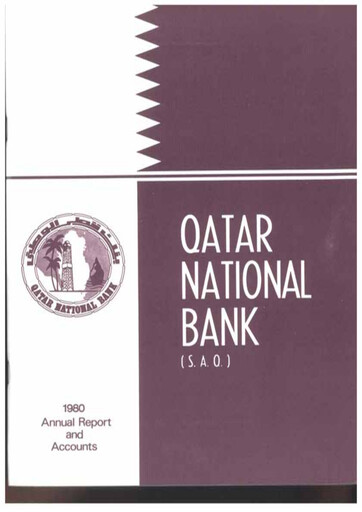 Thumbnail QNB (Qatar National Bank) Annual Report 1980