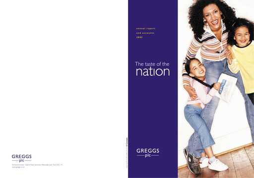 Thumbnail Greggs Annual Report 2002