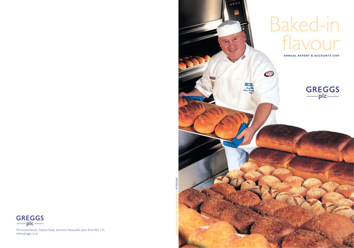 Thumbnail Greggs Annual Report 2004