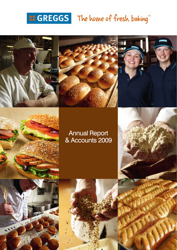 Thumbnail Greggs Annual Report 2009