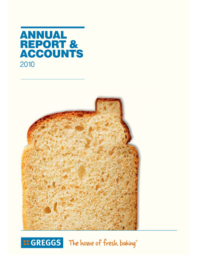 Thumbnail Greggs Annual Report 2010