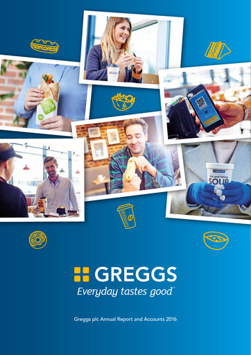 Thumbnail Greggs Annual Report 2016