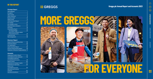 Thumbnail Greggs Annual Report 2023
