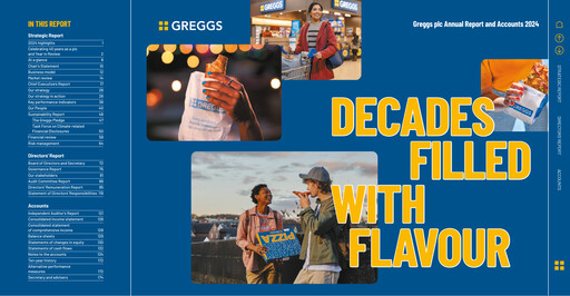 Thumbnail Greggs Annual Report 2024