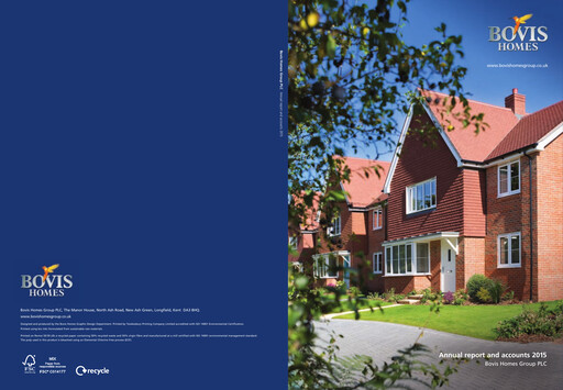 Thumbnail Vistry Group Annual Report 2015