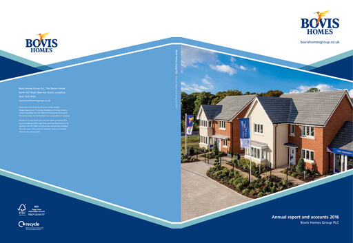 Thumbnail Vistry Group Annual Report 2016