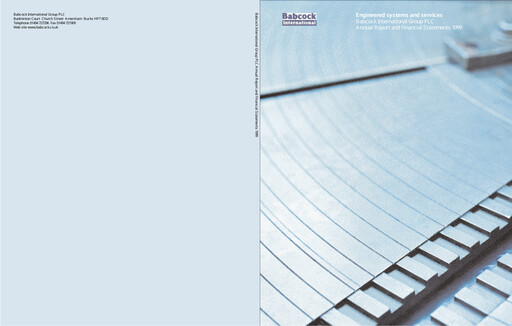 Thumbnail Babcock International Group Annual Report 1999