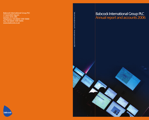 Thumbnail Babcock International Group Annual Report 2006