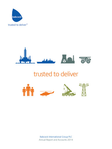 Thumbnail Babcock International Group Annual Report 2014